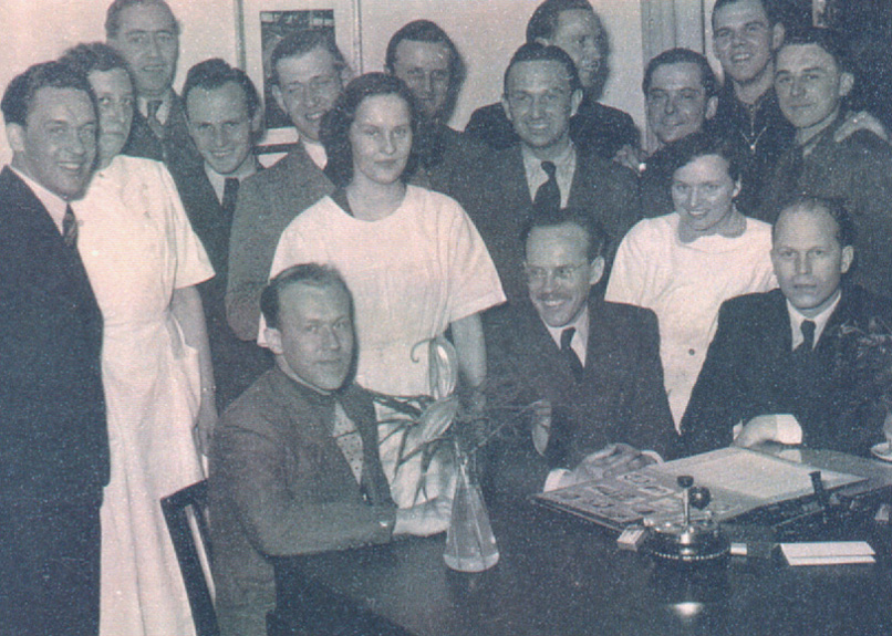 Ing. Meingast and his team at Borgward about 1952